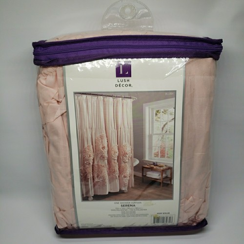 Lush décor pink shower - pink,
