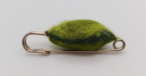Handmade needle felted brooch - handmade, needle-felted