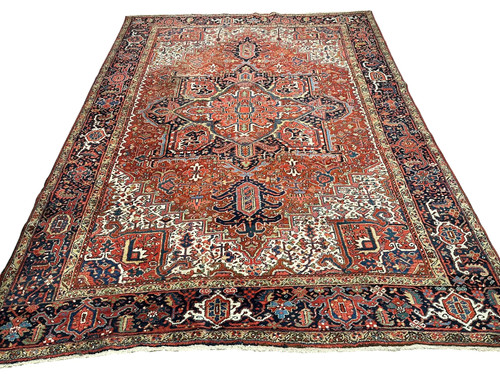 Oriental carpet hand knotted