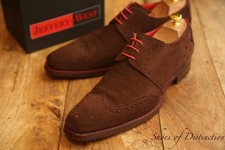 Jeffery West Brown Suede Derby