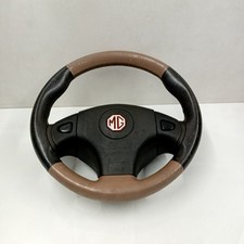 MGF MGTF Leather Steering Wheel Black Tan Interior Upgrade 1998