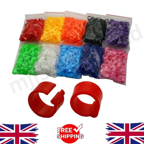 100pcs 8mm bird leg rings - 100pcs,