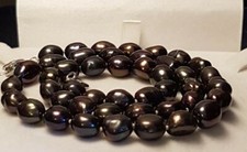 Cultured Freshwater Pearl Necklace and Earrings set