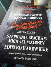 vintage playbill/poster for