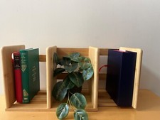 Bamboo Expandable Desktop/Countertop Organiser/ Book Rack/Bookshelf