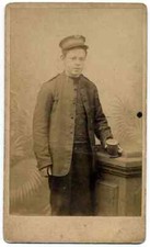 CDV London Boy in uniform of