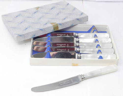 Boxed set tea knives - boxed,