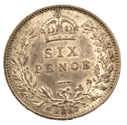 1887 silver coin queen - 1887, uk