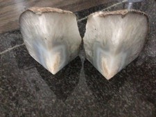 Pair Agate Stone Bookends