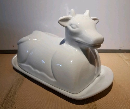 Cow butter dish cheese - cow,