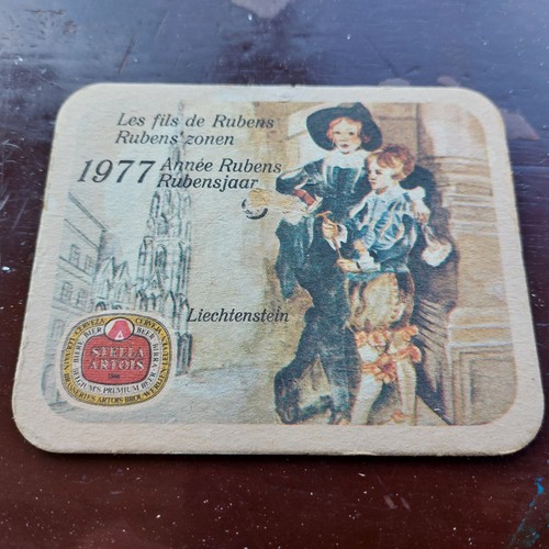 Stella artois beer mat - stella,