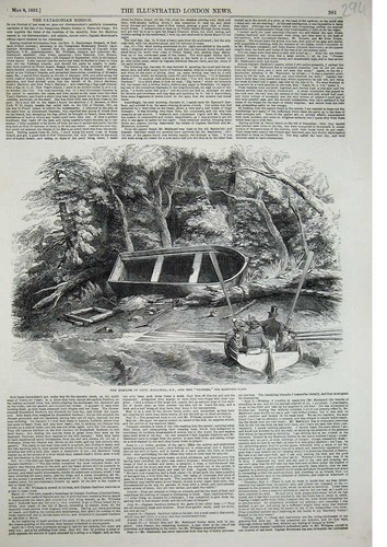 Antique old print 0263 1852 - antique,