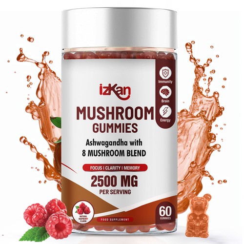 Mushroom gummies 2500mg - mushroom,