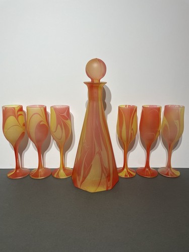 Vintage glass decanter wine - glass,