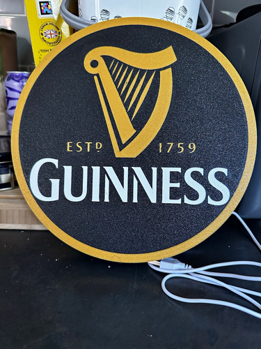 Guinness inspired round - guinness,
