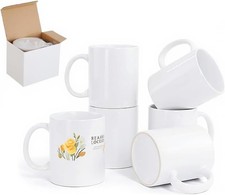 12-48Pk Plain White Mugs 11oz