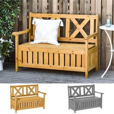 2-Seater Garden Storage Bench