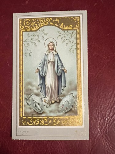 Vintage catholic holy card - vintage,