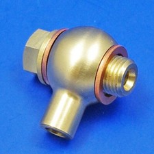 Banjo union: Solex carburettor thread M12 x 1.25, solder socket for 1/4" OD pipe