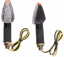 Long LED Arrows L CARBON for Motorcycle CR&S CEZETA CF MOTOCRB DAELIM DERBI DI BLASI