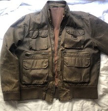 Vintage Waxed Cotton Bomber