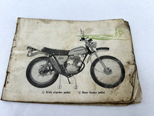 Genuine Honda SL125 Manual