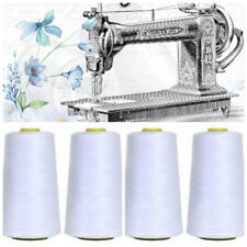 White Overlocking Sewing