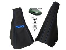 Gear & Handbrake Gaiter For Vauxhall Corsa C 2000-06 Leather "SXI" Embroidery
