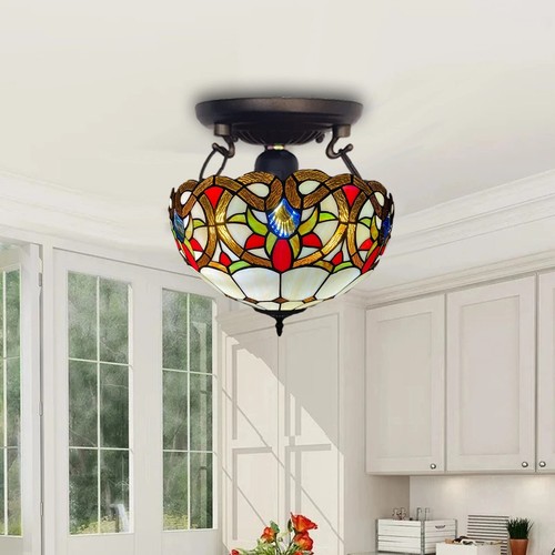 Tiffany style ceiling lamp - ceiling,