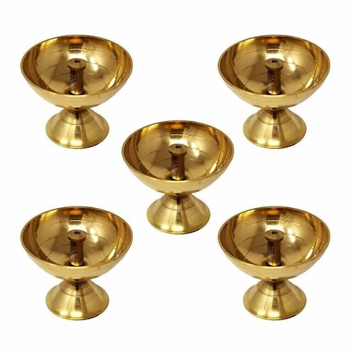 Brass oil lamp akhand - oil, jyoti