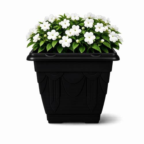 Square deep plastic - square,