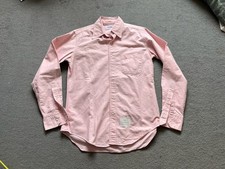 Thom Browne Pink Oxford Shirt Button Down OCBD Uniform Size 3 Made in USA