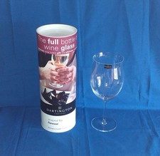 Dartington Crystal Full Wine Bottle Giant Novelty Wine Glass Boxed And Unused