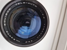 Soligor 200mm f3.5 Tele-Auto Lens with Integral Hood, M42 Mount, Vintage