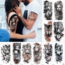 New Womens Temporary Tattoos Waterproof Tattoo Fake Stickers Party Arm Body