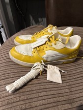 Notwoways Men's Size UK 12 Men’s Yellow Formula Zon Hardly Worn With Spare Laces