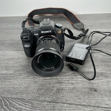 Sony Alpha A200 DSLR Camera 18-70mm Macro Lens Digital READ Flash Not Working