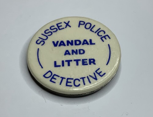 Vintage sussex police vandal - police,