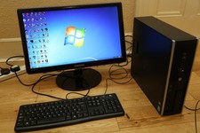 HP Compaq Elite 6200 SFF PC Computer, Intel i5 2400, 16GB RAM, 250GB HDD, Win7