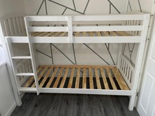 HARDLY USED WHITE WOODEN BUNK