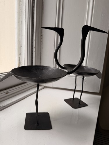 Brutalist hand forged wrought - hand,