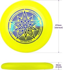 Discraft Ultra-Star 175g Ultimate Frisbee Flying Sport Disc + Nite-Glo/Starscape