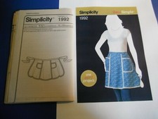 SIMPLICITY PATTERN SEW SIMPLE