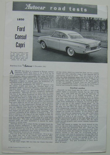 Ford consul capri - ford,