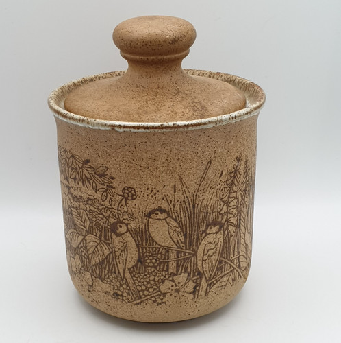 Dunoon pottery lidded storage - pottery,