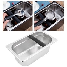 Knock Box Stainless Steel Coffee Slag Grind Bucket Container Coffee Machine