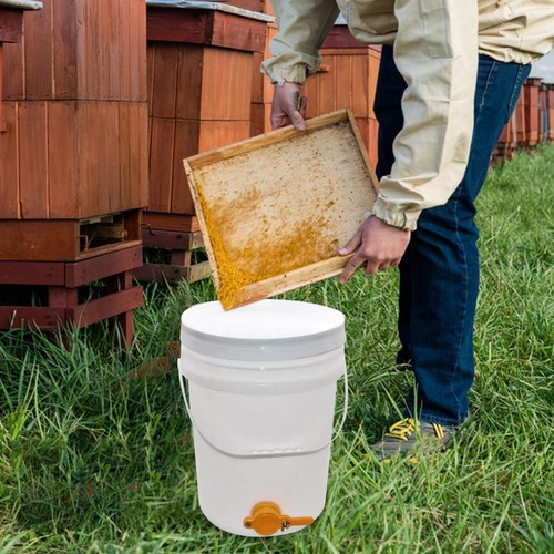 Honey pail storage barrel - honey,