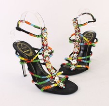 Rene Caovilla NWOB Black Multi