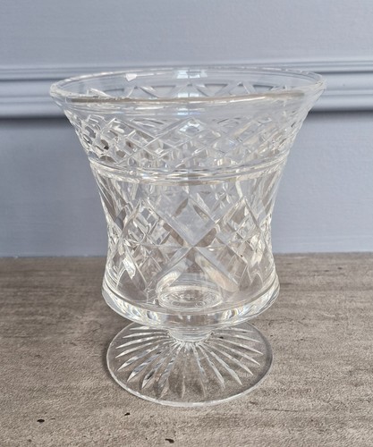 Vintage crystal vase - vintage,