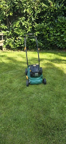 Self propelled petrol lawn - b&q,